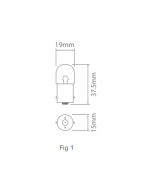 Ionnic 5627/10 Globe Halogen 24V 5W BA15s