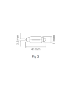 Ionnic 6411/10 Globe Halogen Festoon 12V 10W SV8.5 (41m)
