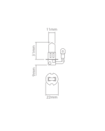 Ionnic 64156LTS Globe Halogen H3 24V 70W Truckstar PK22s
