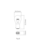 Ionnic 7528/10 Globe Halogen 12V 21/5W BAY15d