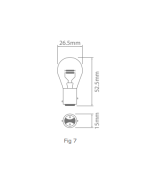 Ionnic 7537/10 Globe Halogen 24V 21/5W BAY15d